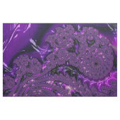 Boho ファンキー Purpleデジはっきりしたタル抽象芸術フラクタル ファブリック (ファットクウォーター)