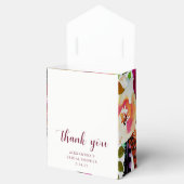 Boho フローラル |マルサラありがとう フェイバーボックス (オープン)