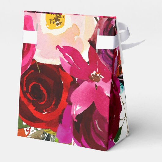 Boho フローラル |マルサラありがとう フェイバーボックス (裏面サイド)