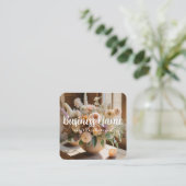 Boho フローラル | 美学 | シック | 名刺 (スタンド正面)