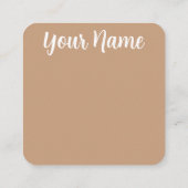 Boho フローラル | 美学 | シック | 名刺 (裏面)