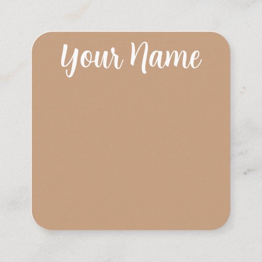 Boho フローラル | 美学 | シック | 名刺 (裏面)