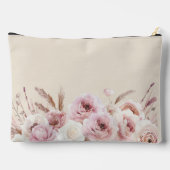 Boho,フローラ，ギフト，名前 アクセサリーポーチ (裏面)