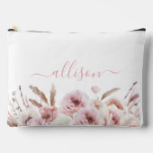 Boho,フローラ,ギフト,名前 アクセサリーポーチ (正面)