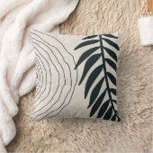 Boho、モダンおよびトレンディーブラック離れの クッション (ブランケット)