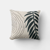 Boho、モダンおよびトレンディーブラック離れの クッション (正面)