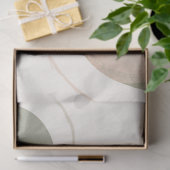 BOHO モダンレインボー幾何オーガニック分離 薄葉紙 (ギフト)