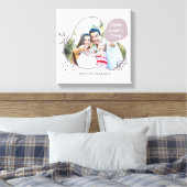 Boho モダン FAMILYフォトキャンバコンテンポラリースプリン キャンバスプリント (インサイチュ (寝室))