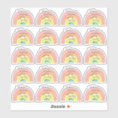 Boho 感謝してい Rainbowを応援しよう シール (シート)