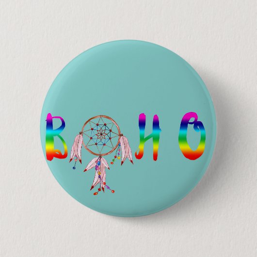 Boho 缶バッジ (正面)