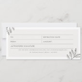 Boho 離れBusiness Logo商品券 (正面)