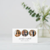 Boho 3 Photo Freelance名刺 名刺 (スタンド正面)