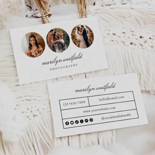 Boho 3 Photo Freelance名刺 名刺