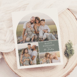 Boho 4モダンフォトコラージュアーチクリスマスバジェット