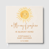 Boho A Little Ray of Sunshine Baby Shower ゲストブック (正面)