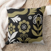 Boho Abstract Flower Art クッション (ブランケット)