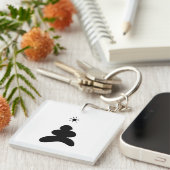 Boho abstract Stone and Sun キーホルダー (正面右)