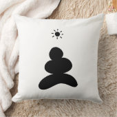 Boho abstract Stone and Sun クッション (ブランケット)