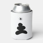 Boho abstract Stone and Sun 缶クーラー (缶正面)