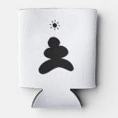 Boho abstract Stone and Sun 缶クーラー (正面)