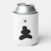 Boho abstract Stone and Sun 缶クーラー (缶裏面)