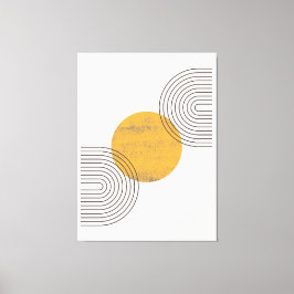 Boho Abstract Wall Art キャンバスプリント