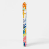 Boho Abstract Wildflower Garden iPhoneケース (左側面)