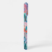 Boho Abstract Wildflower Garden iPhoneケース (右側面)