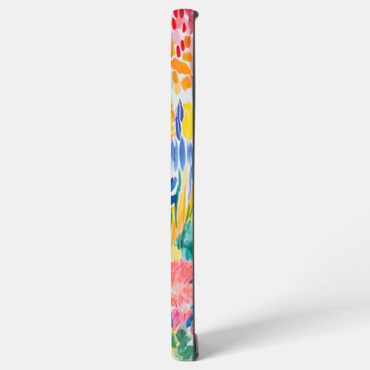 Boho Abstract Wildflower Garden Samsung Galaxyケース (左側面)