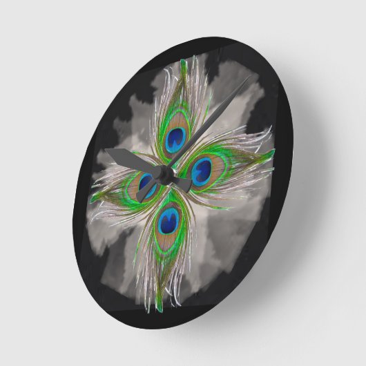 BOHO acrylic wall clock  ラウンド壁時計 (傾斜)