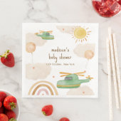 Boho Adventure Helicopter Airplane Baby Shower (インサイチュ)