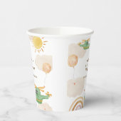 Boho Adventure Helicopter Airplane Baby Shower 紙コップ (左)