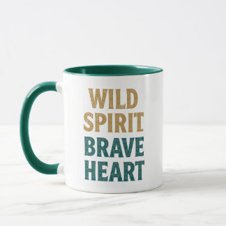 Boho Adventure Wild Spirit Brave Heart マグカップ