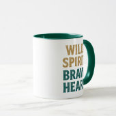 Boho Adventure Wild Spirit Brave Heart マグカップ (正面右)