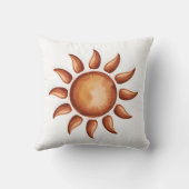 Boho Aesthetic Rainbow Party クッション (裏面)