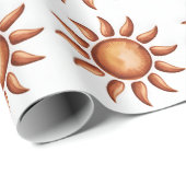 Boho Aesthetic Rainbow Party ラッピングペーパー (ロールコーナー)