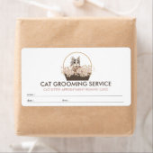 Boho Appointment Cat sitter ラベル (インサイチュ)