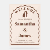 Boho Archへようこそ アクリルサイン (正面)