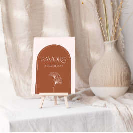 Boho Archミニマリスト赤ちゃんシャワー特典 ポスター