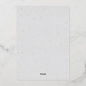 Boho Archモダン写真 | ブラックフォイルホリデーカード 箔シーズンカード (裏面)