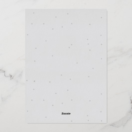 Boho Archモダン写真 | ブラックフォイルホリデーカード 箔シーズンカード (裏面)