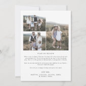 Boho Archモダン Holiday Photo Year in Review シーズンカード (裏面)