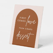 Boho Arch最初の愛来の後のデザー来ト 台座サイン (正面)