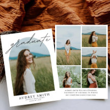 Boho Arch 6モダン写真卒業発表