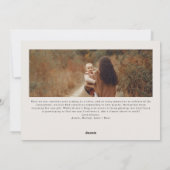 Boho Arch Beigeモダン Joy In All Things 4 Photo シーズンカード (裏面)