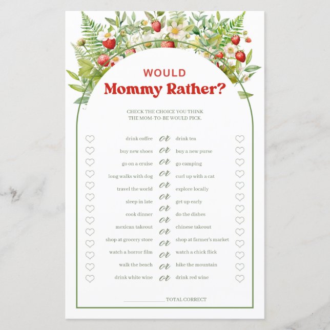 Boho Arch Berry Sweet Mommy Mommy (正面)