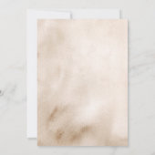 Boho Arch Floral Funeral Announcement 招待状 (裏面)