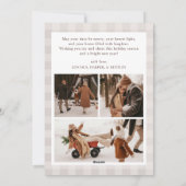 Boho Arch Holidayフォトカード、メリークリスマス シーズンカード (裏面)