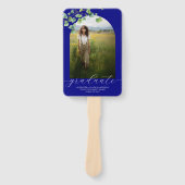 Boho Arch Ivy, Navy Blue卒業 ハンドファン (正面)