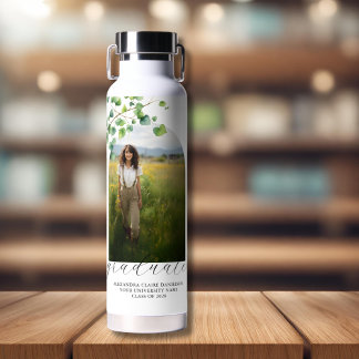 Boho Arch Ivy, White Decisation ウォーターボトル